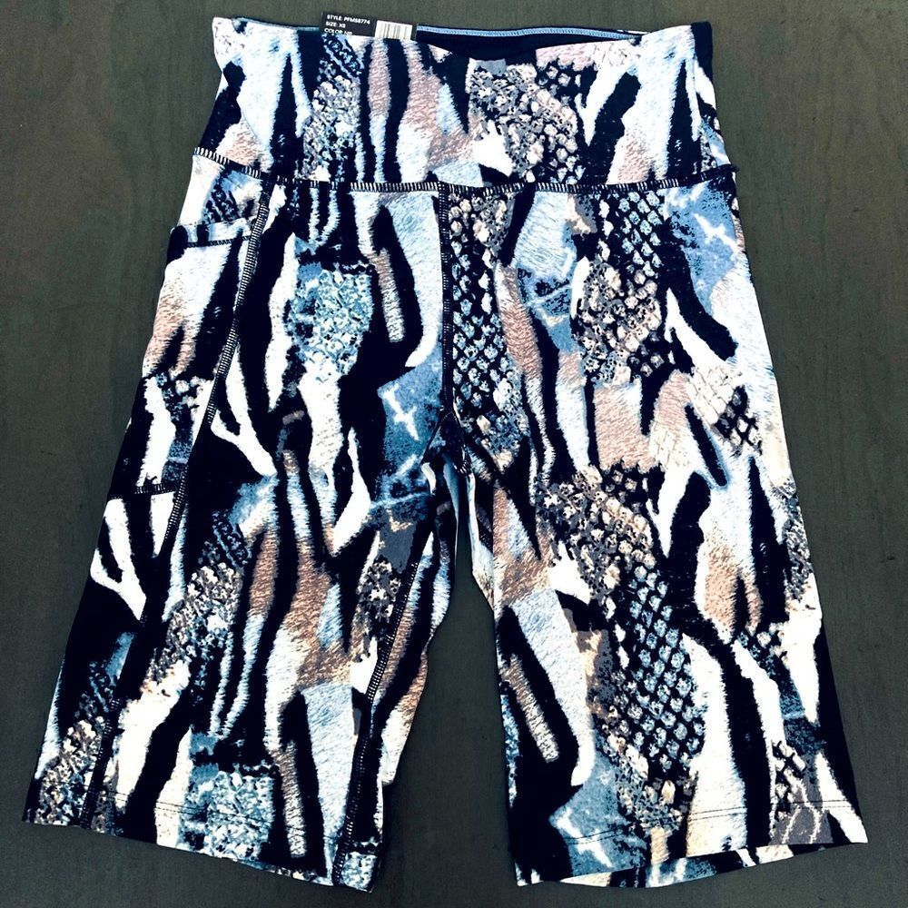Calvin Klein Stretch Athletic Animal Print Shorts XS
